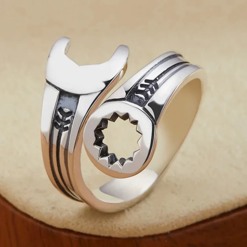 Bague Clé Plate