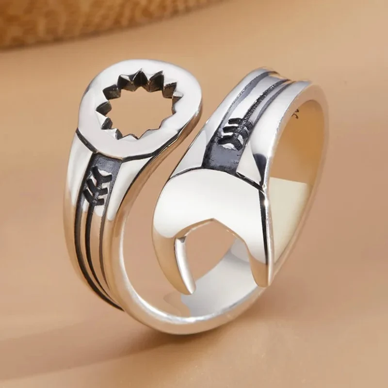 Bague Clé Plate