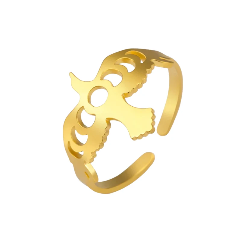 Bague Aigle Lune