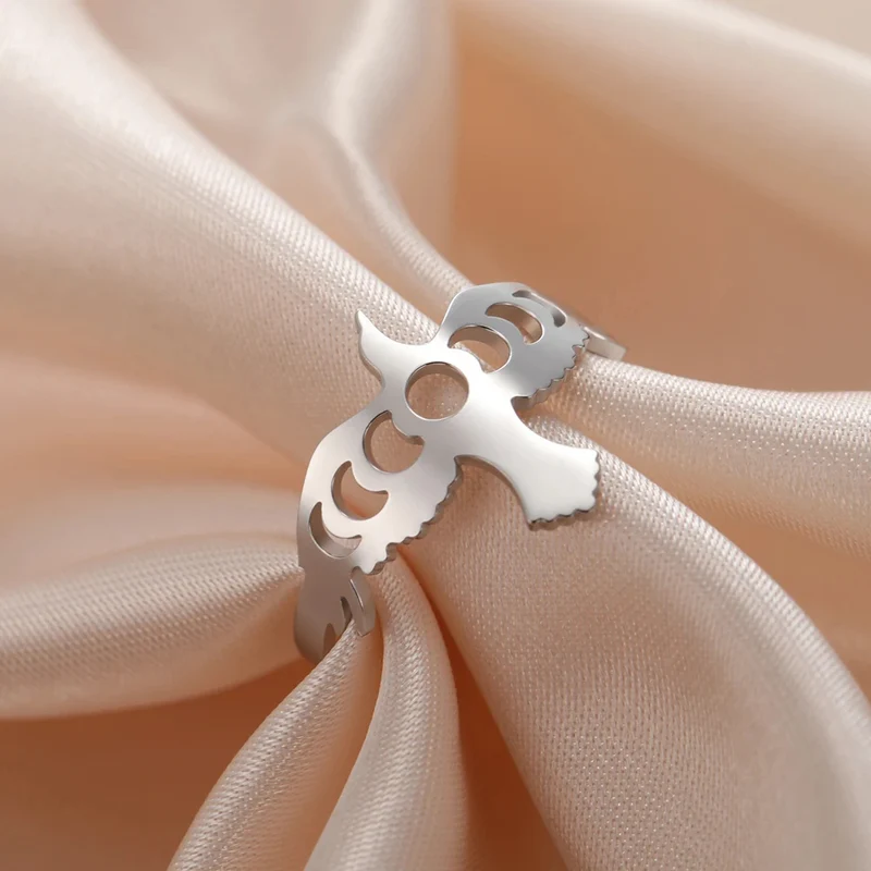 Bague Aigle Lune