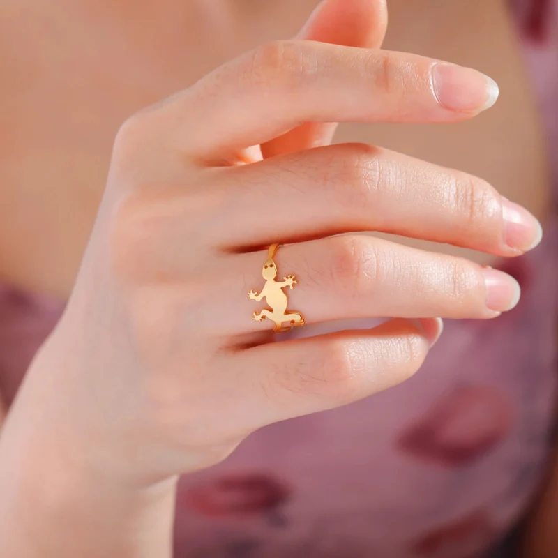 Bague Gecko Femme