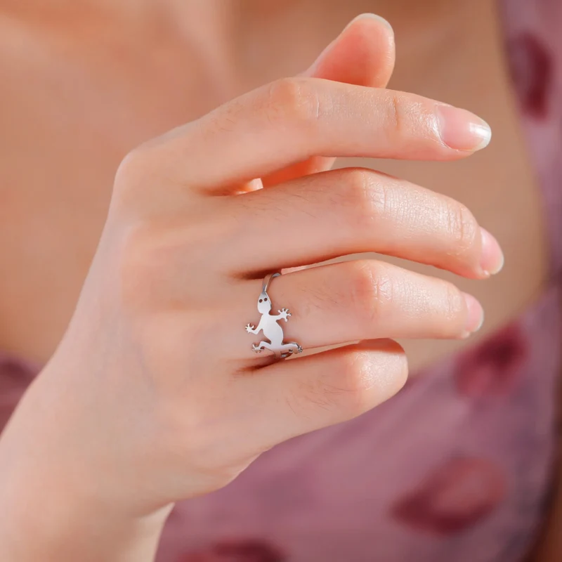 Bague Gecko Femme