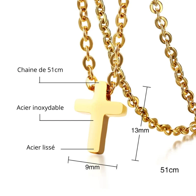 Collier Petite Croix Minimaliste