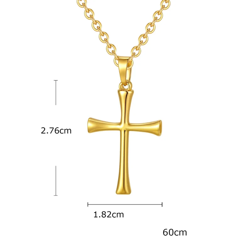 Collier Croix Minimaliste Homme