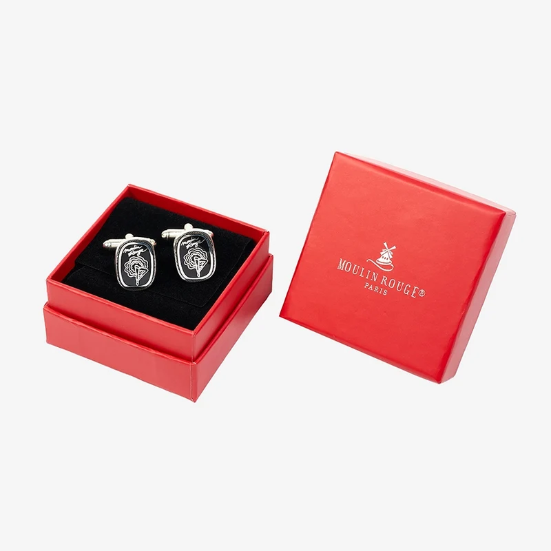BOUTONS DE MANCHETTES FEERIE NOIR