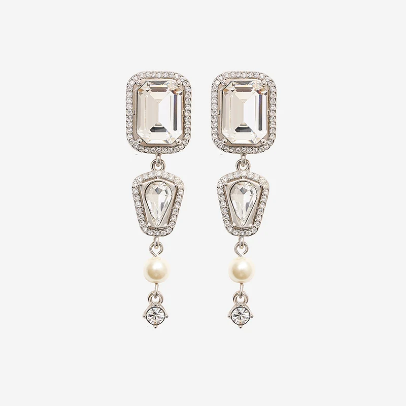 BOUCLES D'OREILLES LONGUES PERLES & MERVEILLES