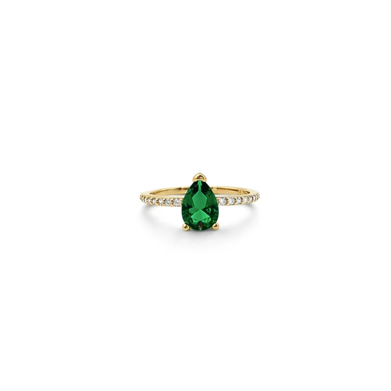 BAGUE "GEETA GREEN"