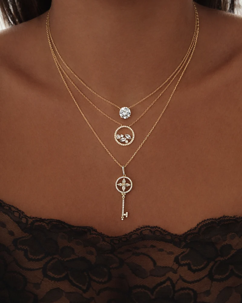 COLLIER "SOLITAIRE JUDE MAXI"