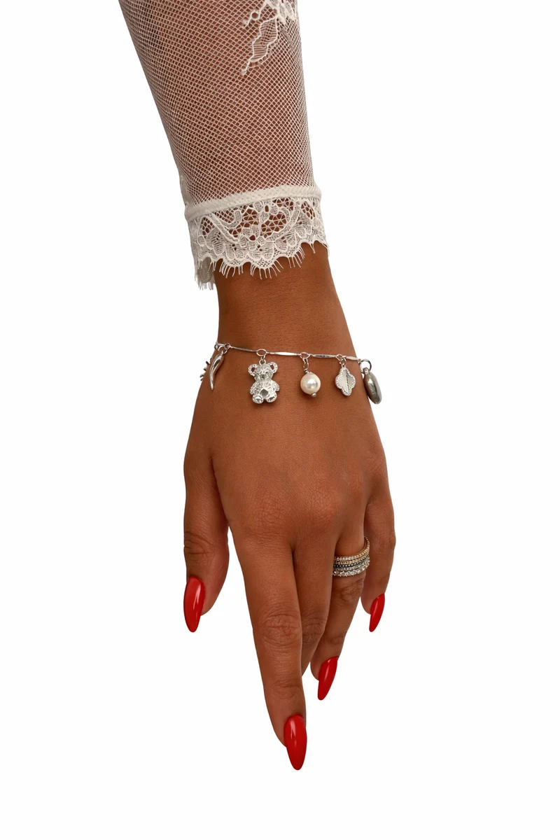 BRACELET "GLOW SILVER" PERSONNALISABLE