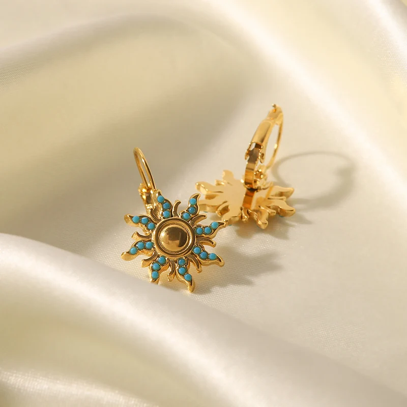Boucles d'oreilles dormeuses or 18 carats