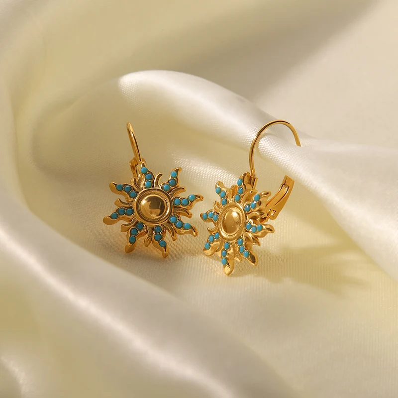Boucles d'oreilles dormeuses or 18 carats
