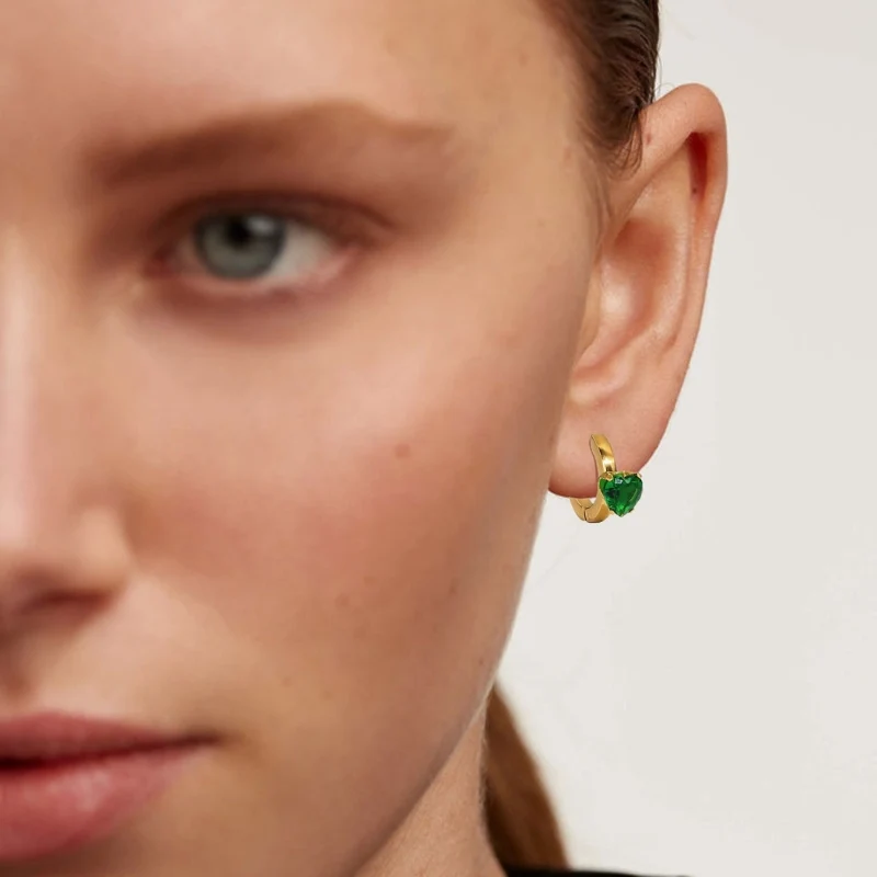 Boucles d'oreilles dormeuses fille or