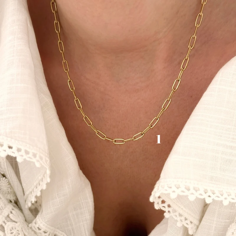 Collier charms personnalisable acier
