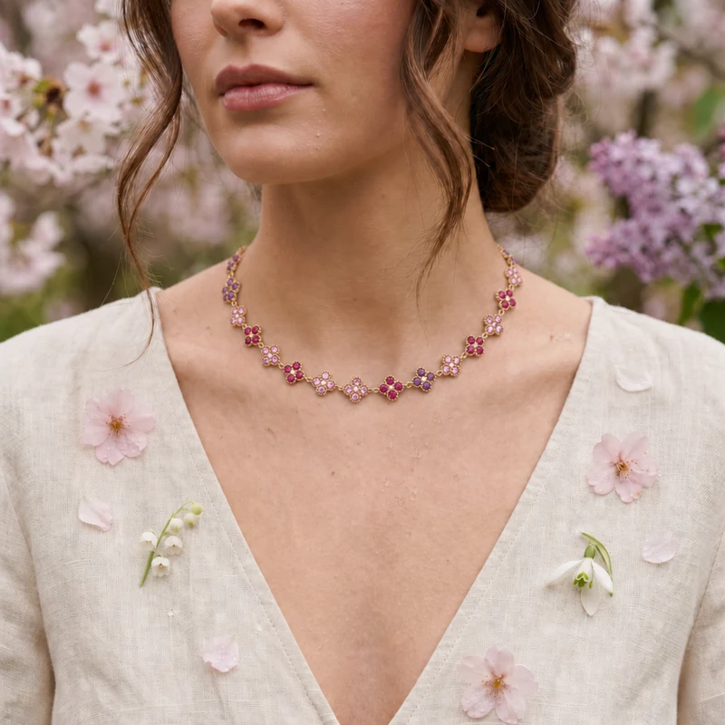Collier Gardénia