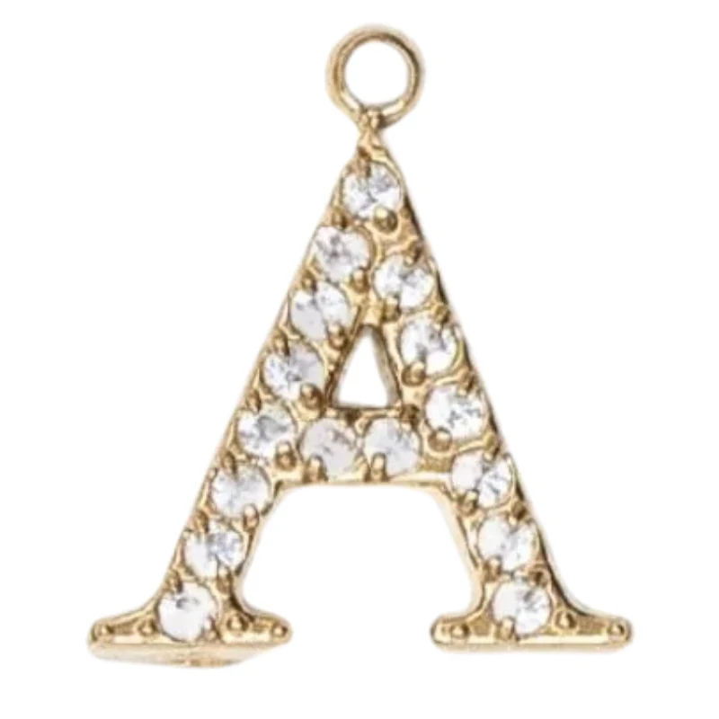 Charms "Lettres" acier