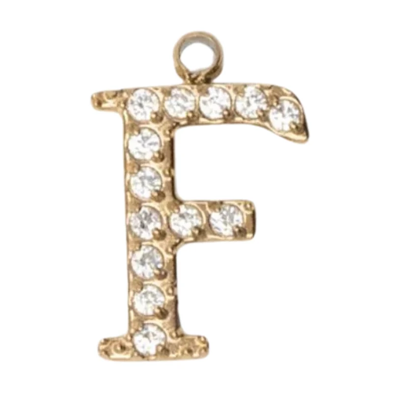 Charms "Lettres" acier