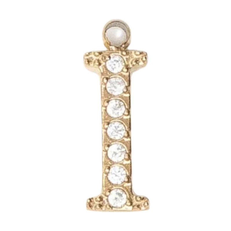 Charms "Lettres" acier