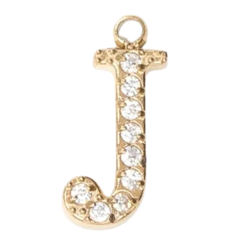 Charms "Lettres" acier