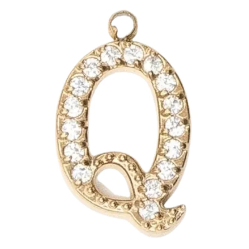 Charms "Lettres" acier