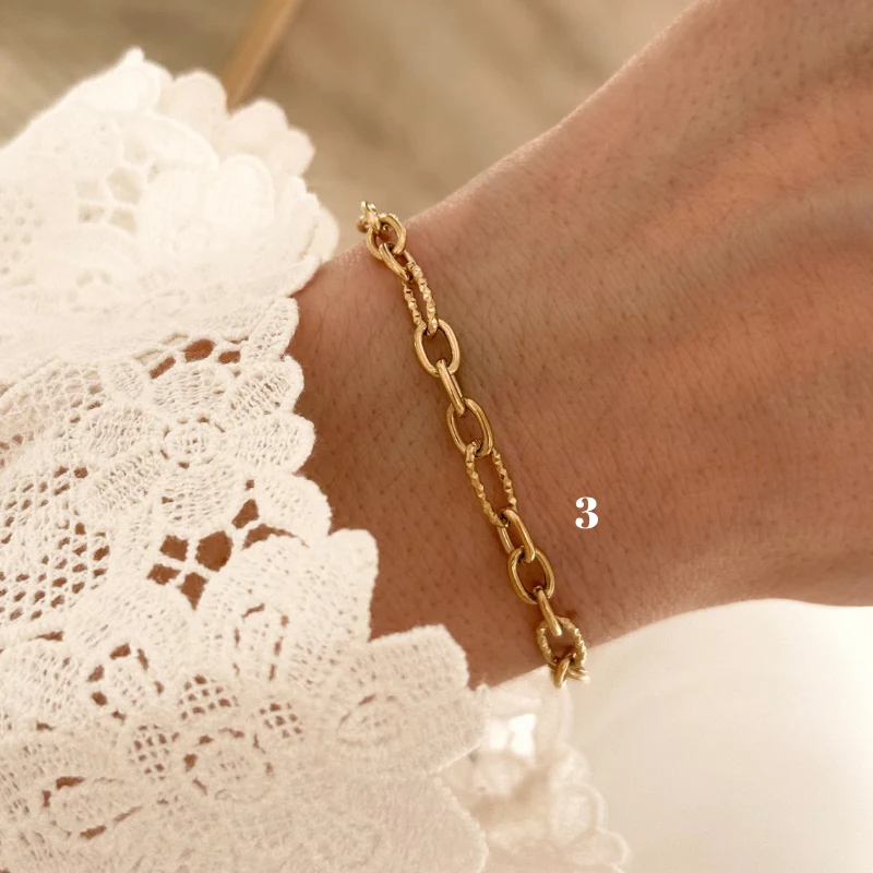 Bracelet charms personnalisable acier