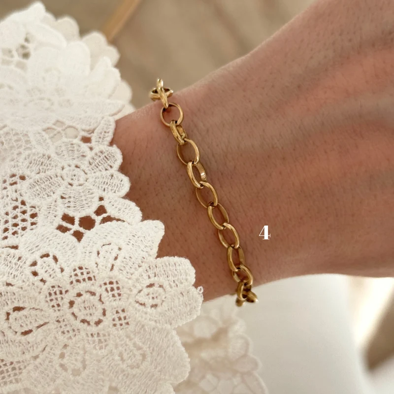Bracelet charms personnalisable acier