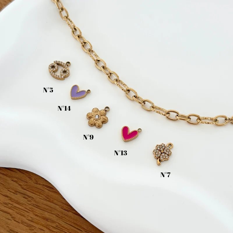 Bracelet charms personnalisable acier