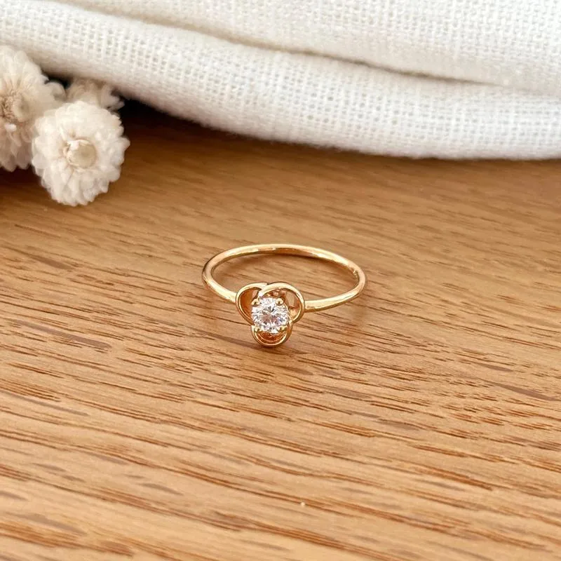 Bague "Saphia" plaqué or