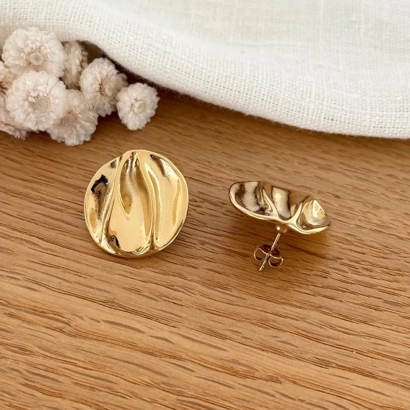 Boucles d'oreilles "Oréa" acier