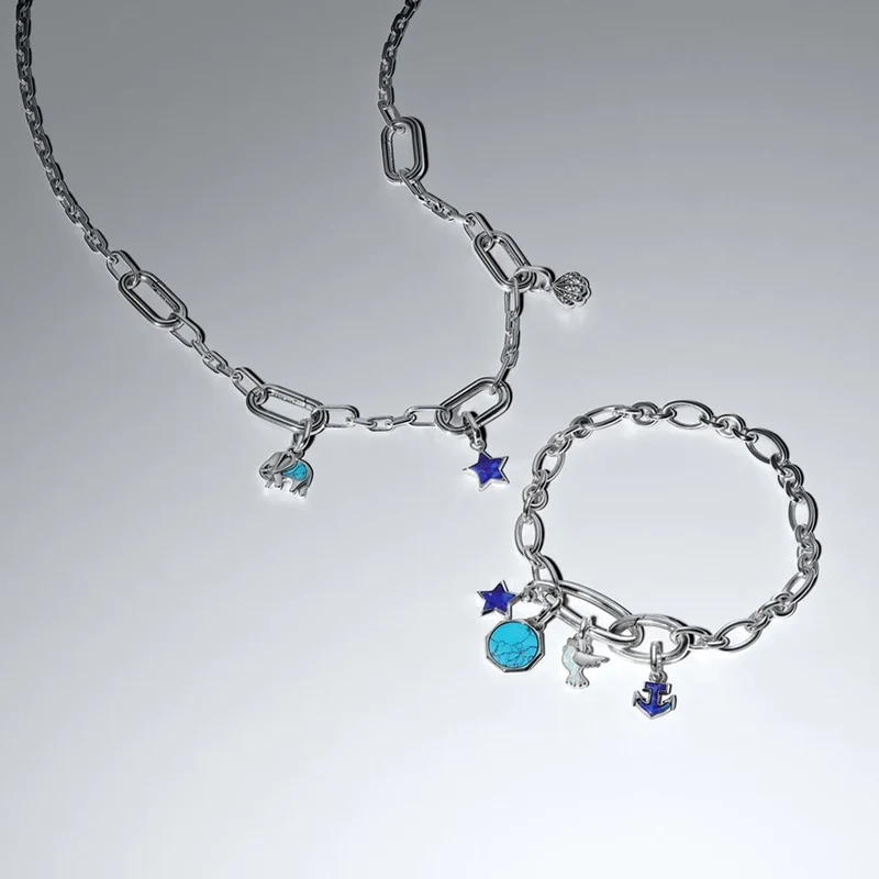 Pandora ME Mini Charm Pendant Étoile Bleue 794613C01
