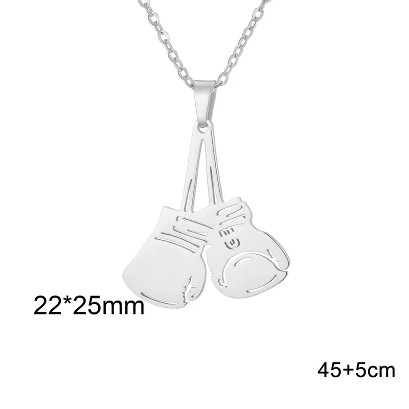 Collier Gants de Boxe Femme