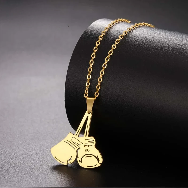 Collier Gants de Boxe Femme