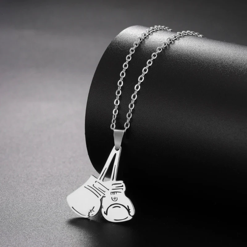 Collier Gants de Boxe Femme