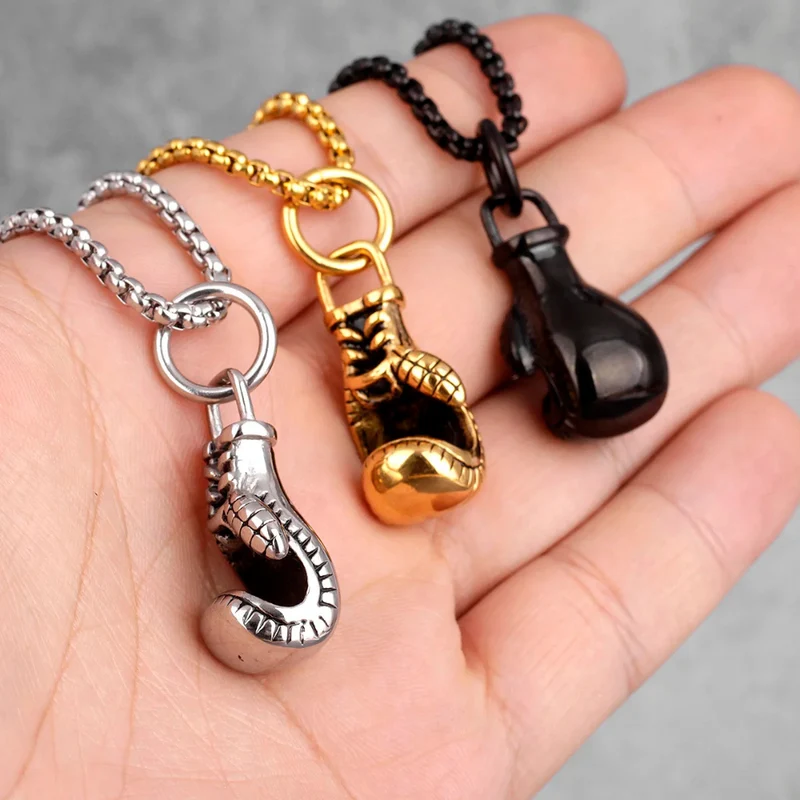 Collier Pendentif Gant de Boxe