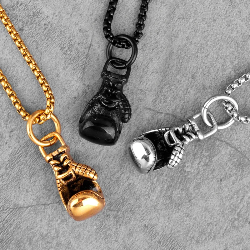 Collier Pendentif Gant de Boxe