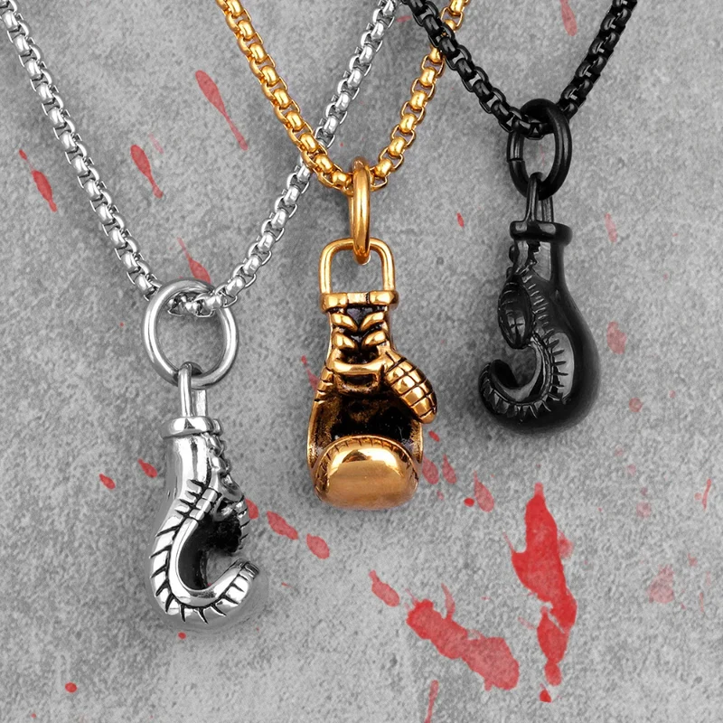 Collier Pendentif Gant de Boxe