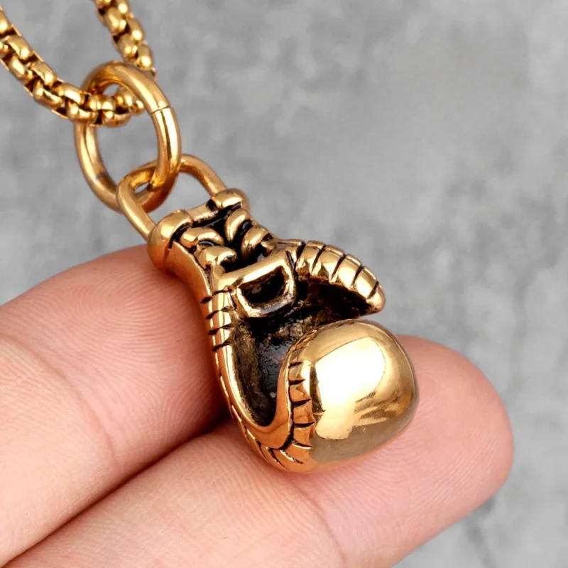 Collier Pendentif Gant de Boxe