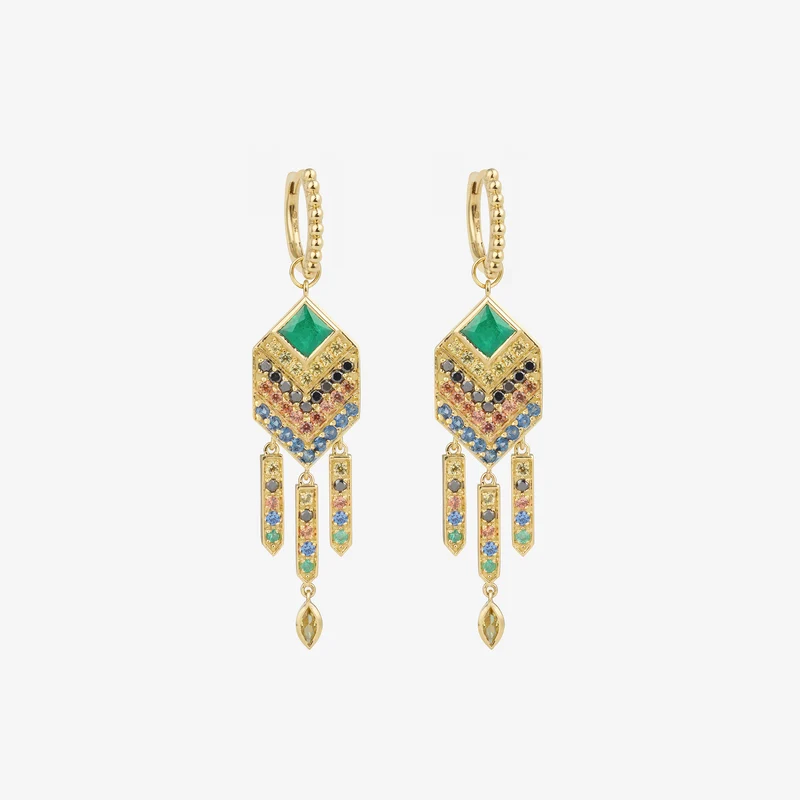 Ani Earrings 2–Green