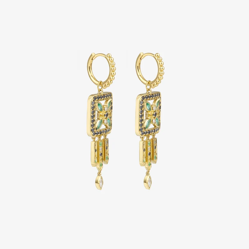 Rita Earrings 3–Green