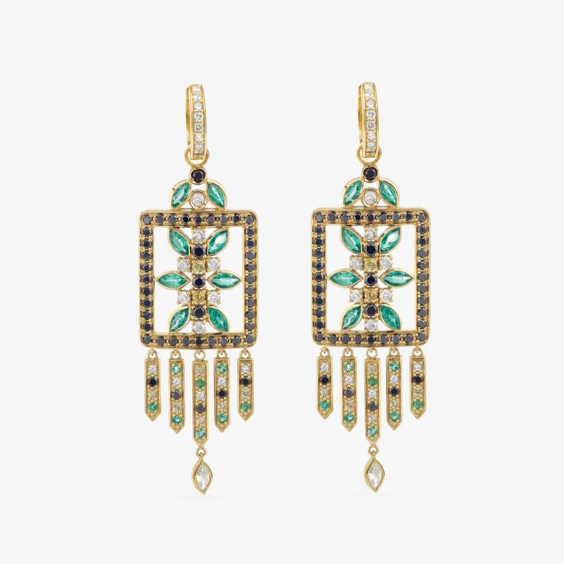 Rita Earrings 1–Green