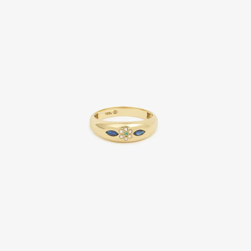 Miniflower Ring 2–Blue