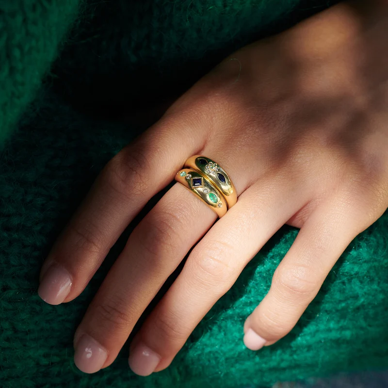 Miniflower Ring 2–Blue