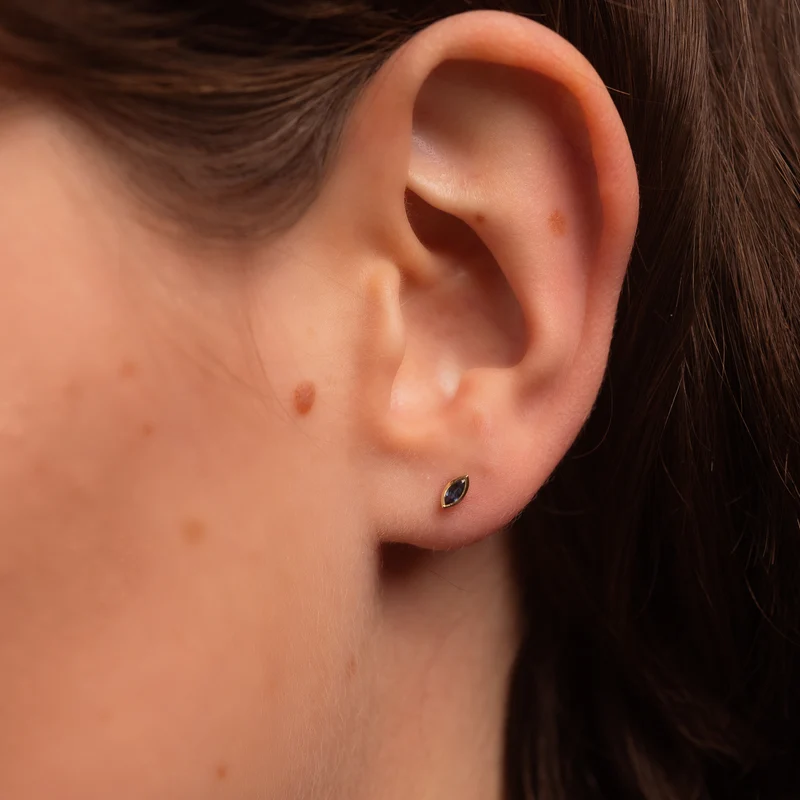 Georgia Ear Stud 1–Blue