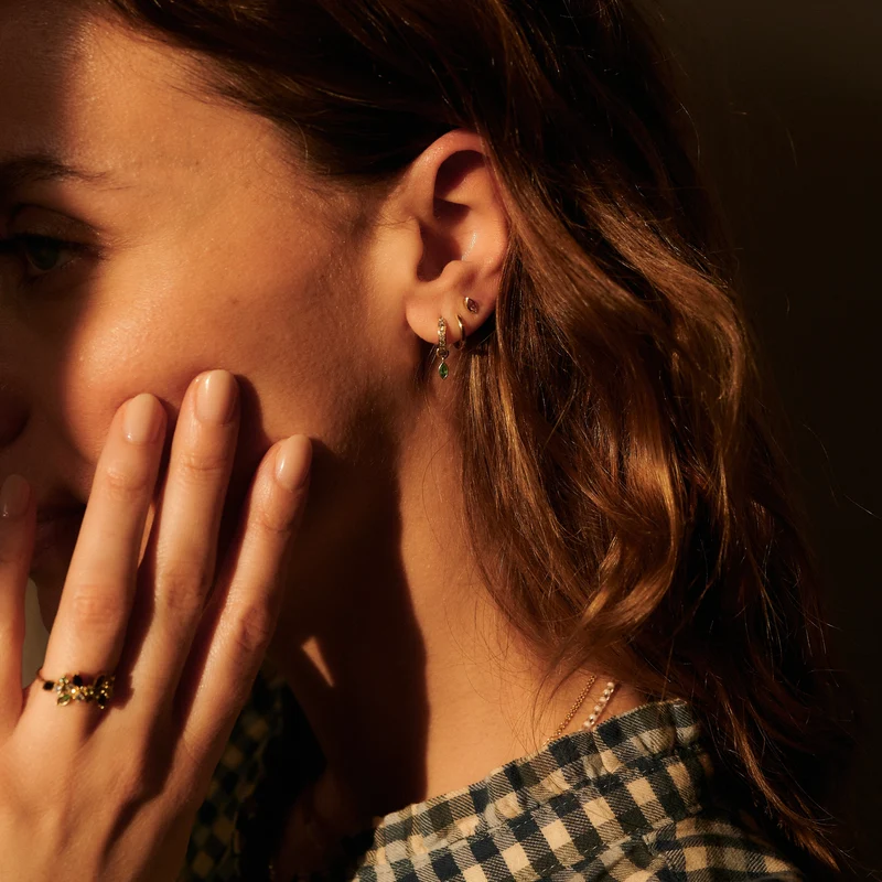 Georgia Ear Stud 1–Pink
