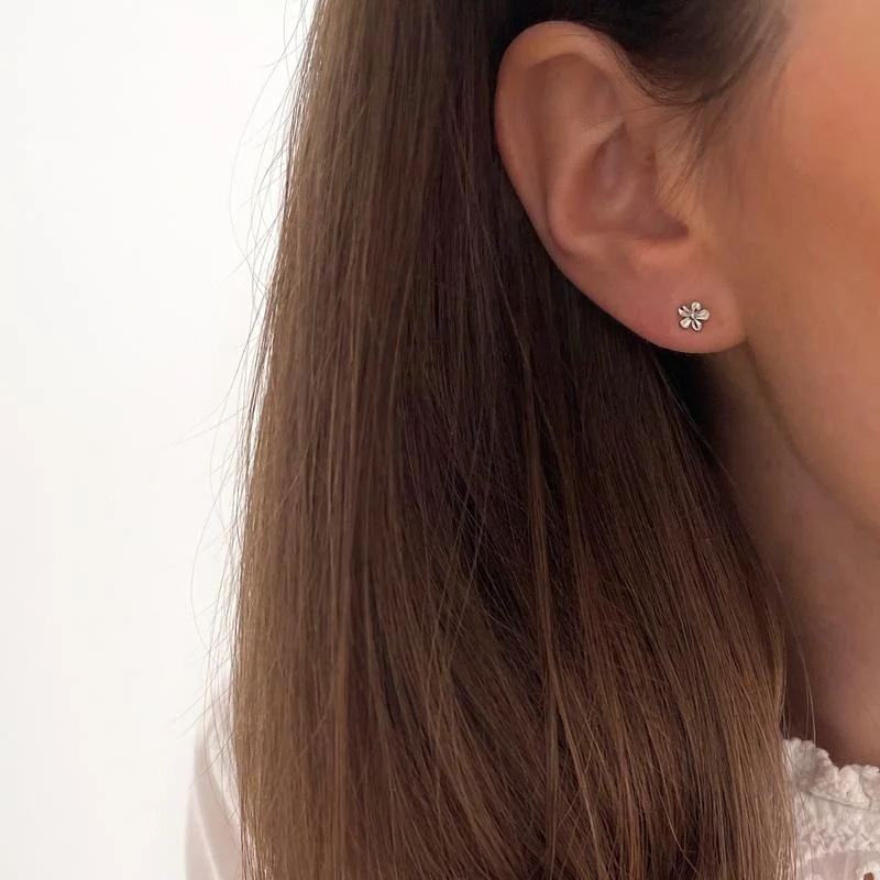 Boucles d'oreilles "Flona" argent