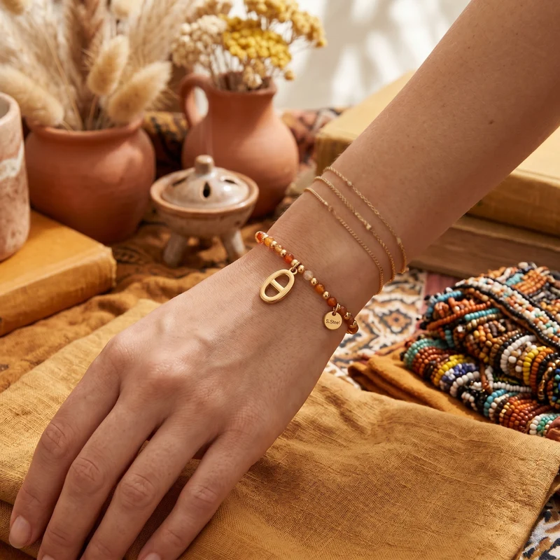 Bracelet perles Orianne