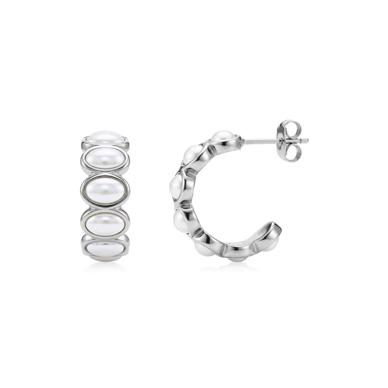 Boucles d'oreilles créoles Pearl Ridge