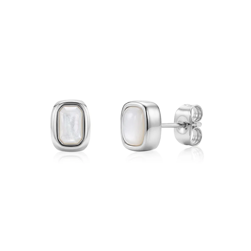 Clous d'oreilles coussin en nacre