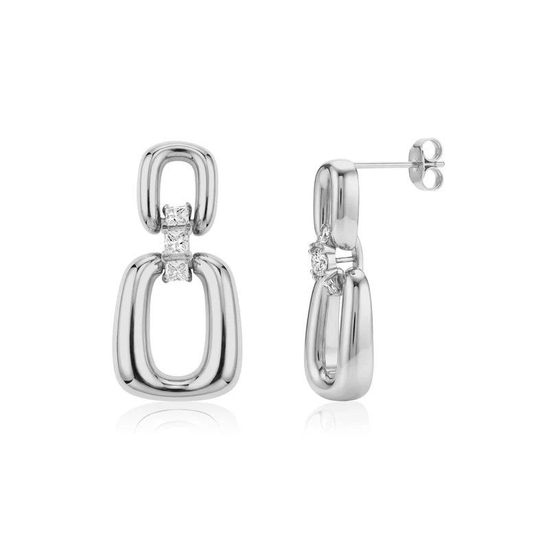 Boucles d'oreilles Atelier Link Drop