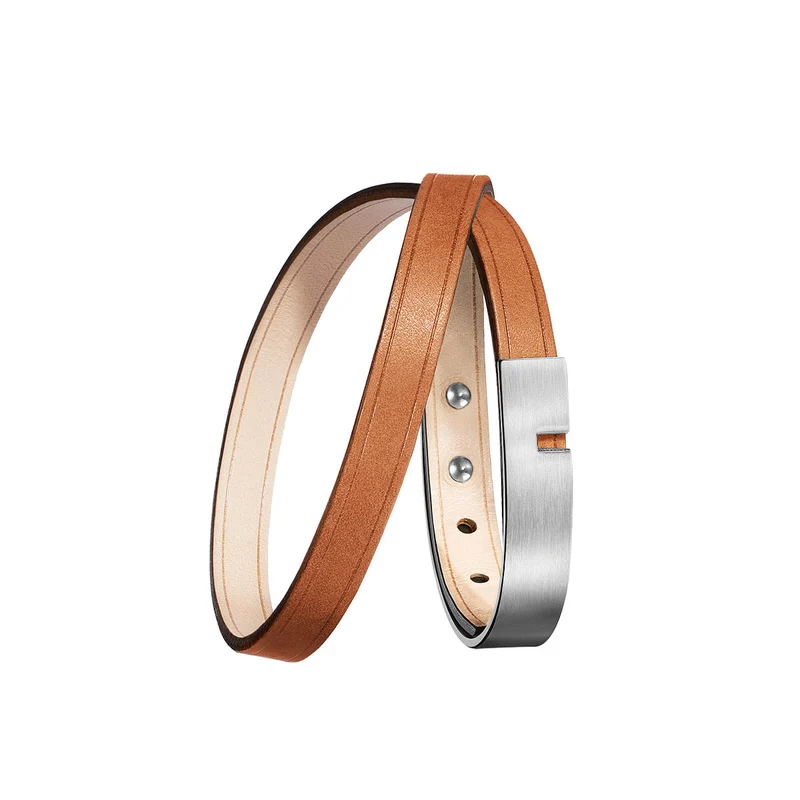Bracelet homme marron double | U'TURN TWICE