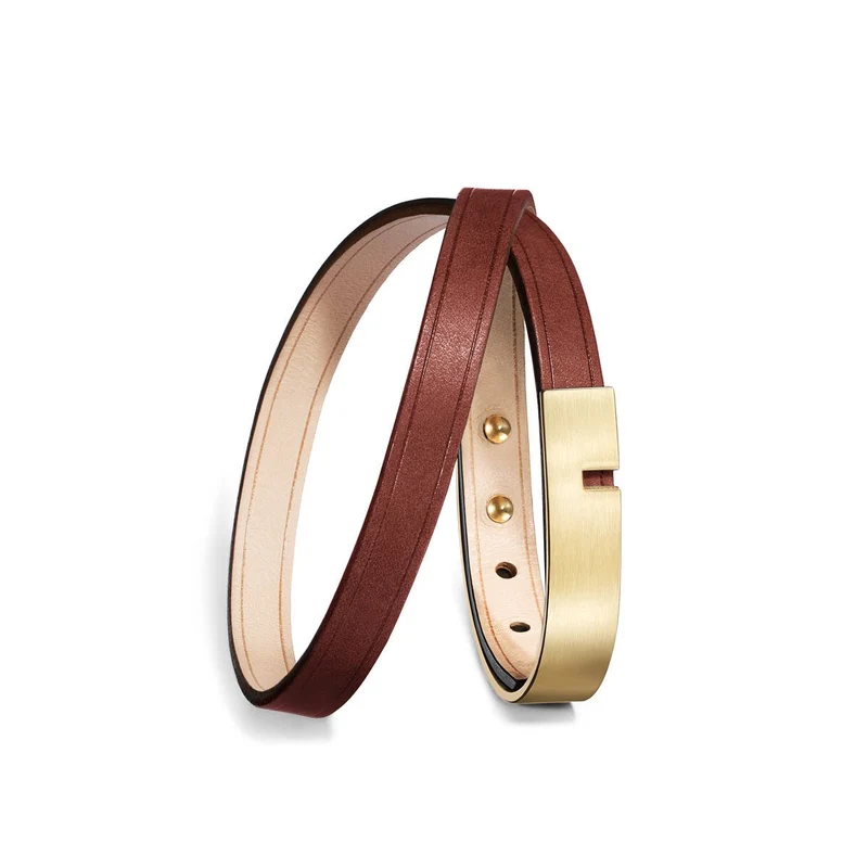 Bracelet homme marron double | U'TURN TWICE